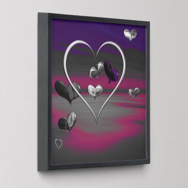 Echoes of a Metallic Romance  Peel And Stick Photo Tile (Angled)