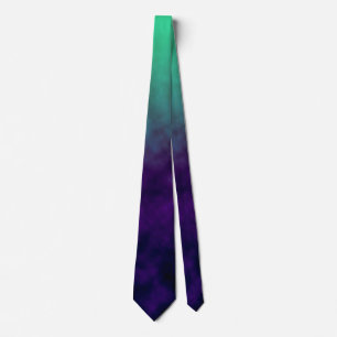 Echoes of Amethyst Tide Neck Tie
