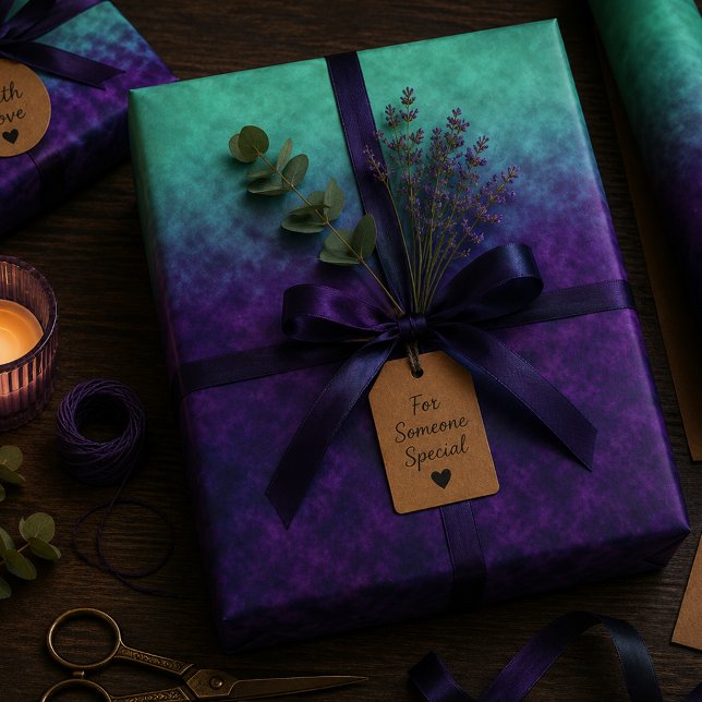 Echoes of Amethyst Tide Wrapping Paper Sheets (Creator Uploaded)