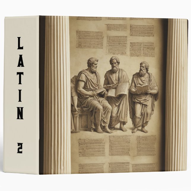 Echoes of Ancient Rome: Latin 3 Ring Binder (Front/Spine)