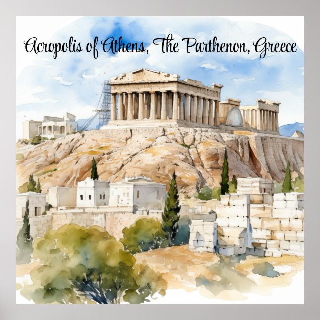 Echoes of Antiquity,  Guardian of the Acropolis Poster (Front)