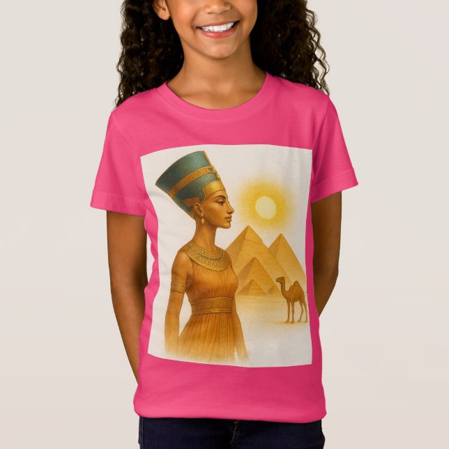 Echoes of Egypt: Camel by the Pyramids, Pyramids a T-Shirt (Front)