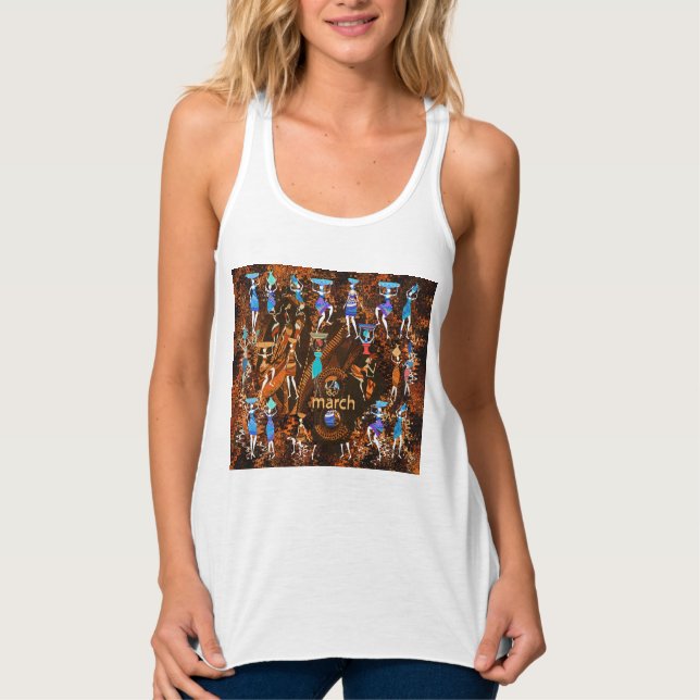 Echoes of Empowerment: March 8th Tank Top (Front)