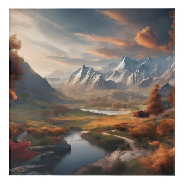 Echoes of Eternity Acrylic Print (Front)