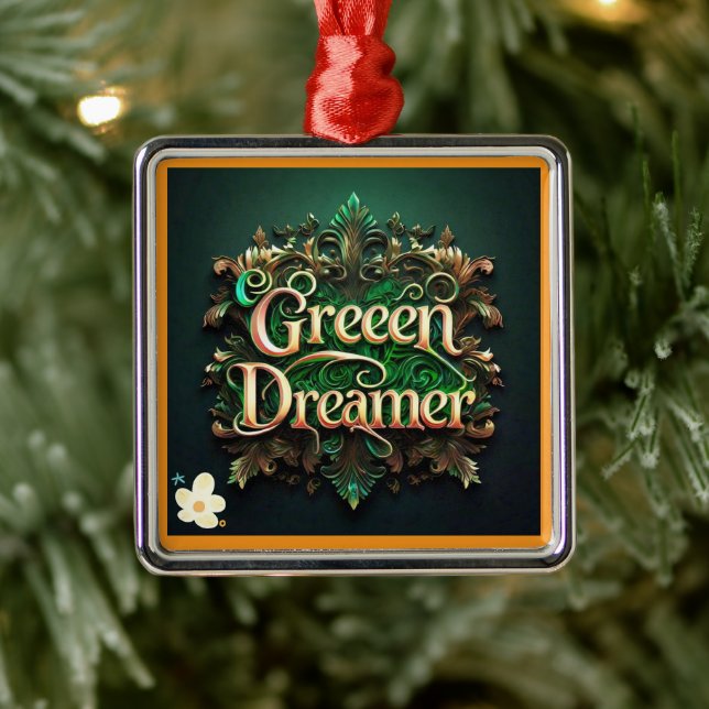 "Echoes of Eternity" Metal Ornament (Tree)