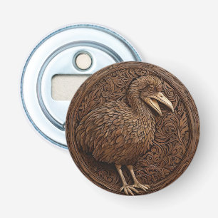"Echoes of Extinction: Dodo Wood Art" Bottle Opener