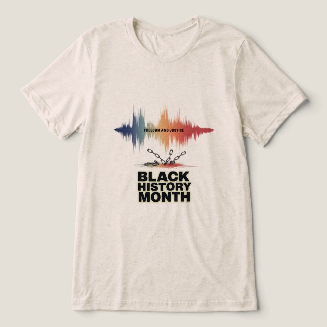 Echoes of Freedom Tri-Blend Shirt (Design Front)