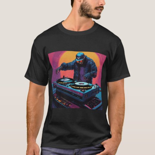 Echoes of Psychedelic Beats The Unraveling of MK  T_Shirt