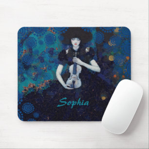 Echoes of Silence: A Violin’s Song of Healing Mouse Pad
