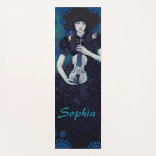 Echoes of Silence: A Violin’s Song of Healing Yoga Mat