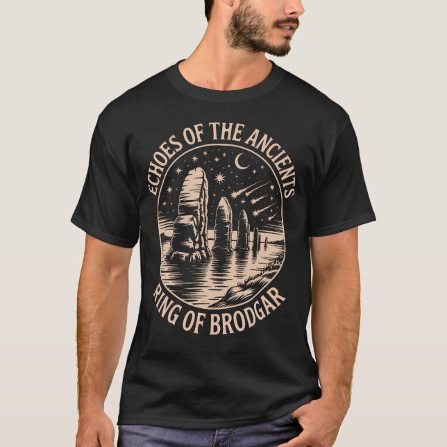 Echoes Of The Ancients Ring Of Brodgar Mythical La T-Shirt (Front)