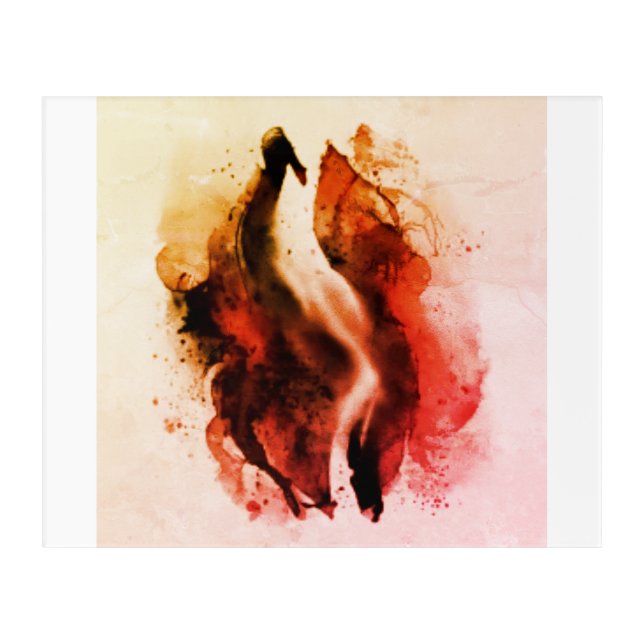 Echoes of the Heart  心のこだま Acrylic Print (Front)