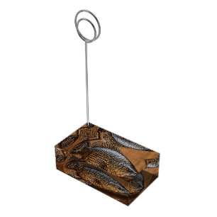 Echoes of the River: Murray Cod Wood Print, Place Card Holder