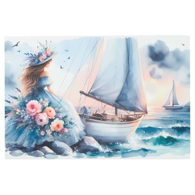 Echoes of the Tide Metal Print (Front)