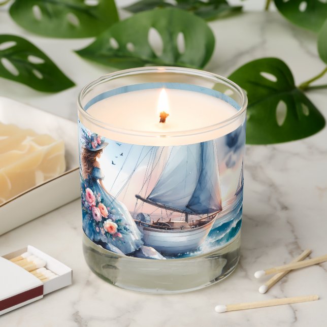 Echoes of the Tide Scented Candle (Lit)