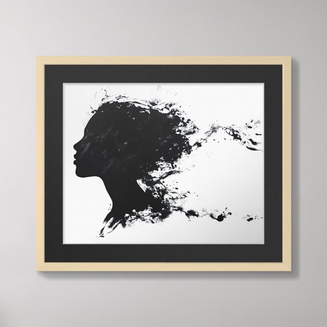 Echoes of Thought Framed Art (Framed Front)