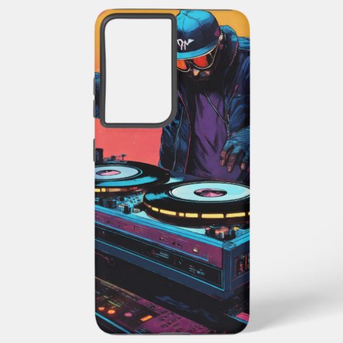 Echoes of Time Ancient DJ Setup T_Shirt Samsung Galaxy S21 Ultra Case