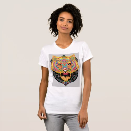 Echoes of Tradition Indian Pattern Heritage T_Shirt