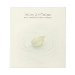 Echoes & Offerings | Daily Reflection Notepad