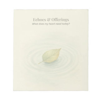 Echoes & Offerings | Daily Reflection Notepad