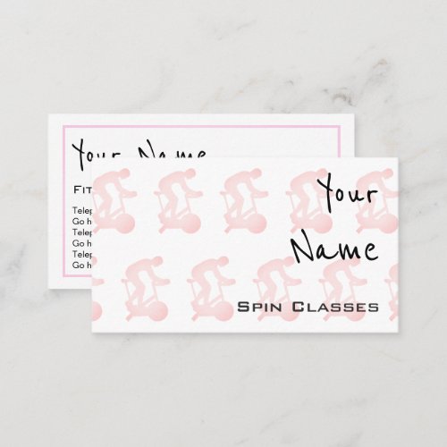 Echoes Spin Classes Business Cards