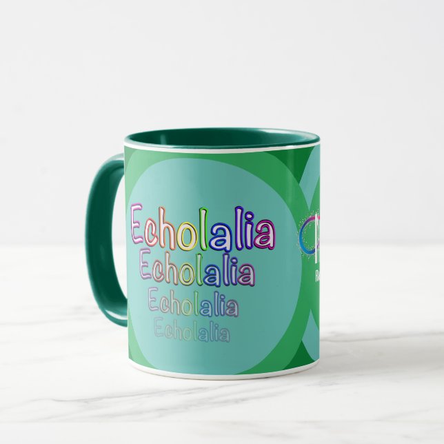 Echolalia NeuroDivergent Rebel Mug (Front Left)