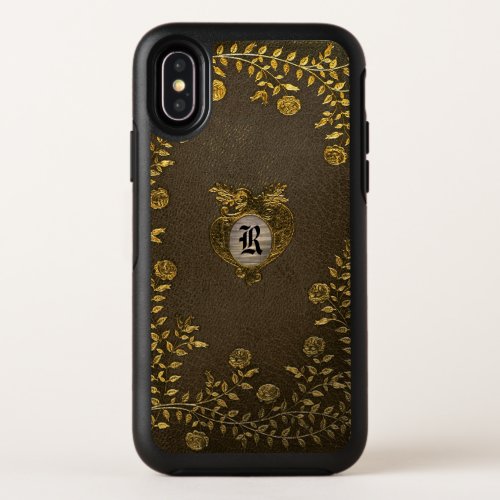EchoSynch Muse Beautiful Floral Monogram OtterBox Symmetry iPhone XS Case
