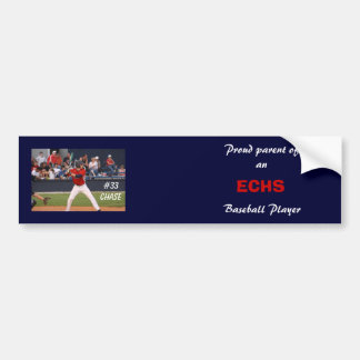 ECHS Baseball Bumper Sticker (personalized)