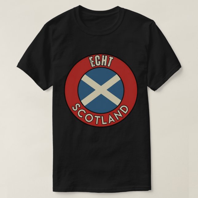 Echt, Scotland T-Shirt (Design Front)