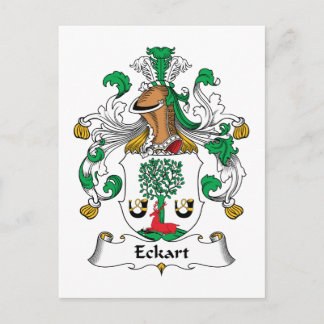 Eckart Family Crest Postcard
