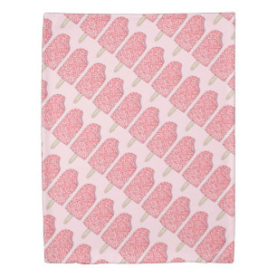 Eclair Strawberry Shortcake Ice Cream Popsicles Duvet Cover