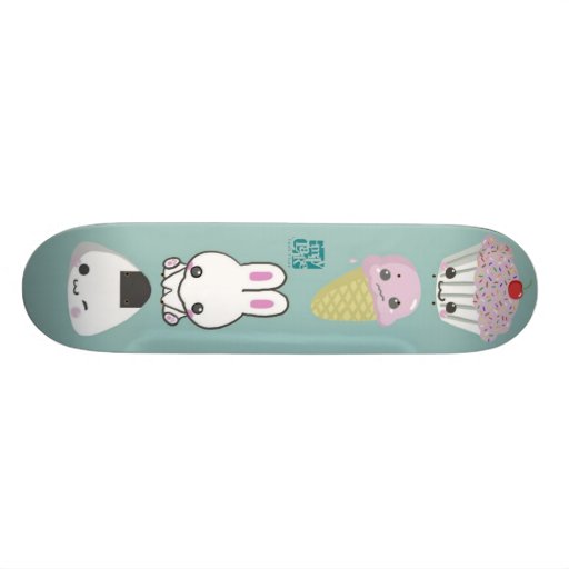 EclaireArt Kawaii Skateboard | Zazzle