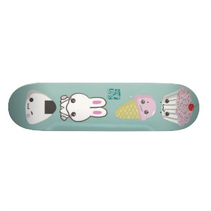 EclaireArt Kawaii Skateboard Deck