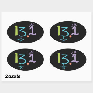 Eclectic 13.1 Half Marathon Sticker