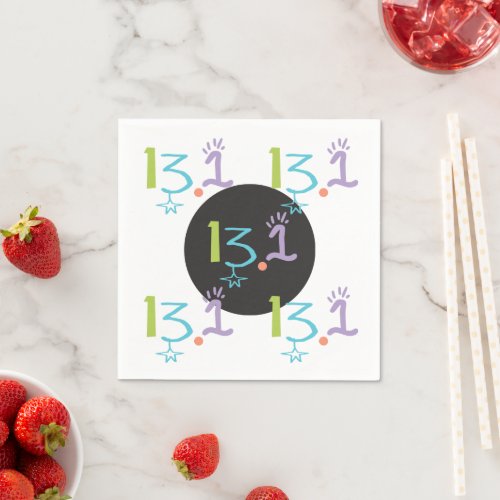 Eclectic 131 Half Marathon Theme Paper Napkins