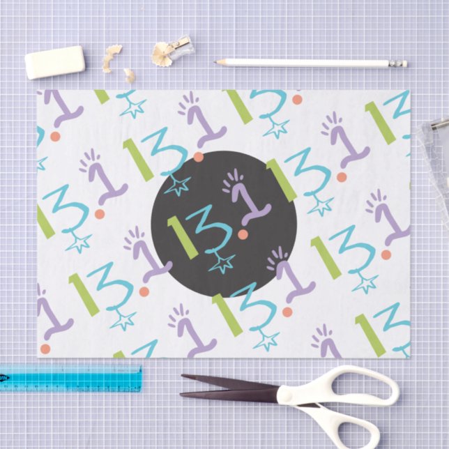 Eclectic 13.1 Half Marathon Themed Tissue Paper (Craft)