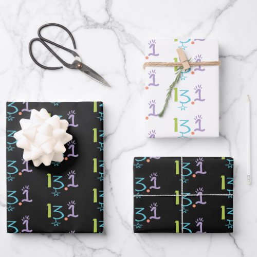 Eclectic 131 Half Marathon Wrapping Paper Sheets