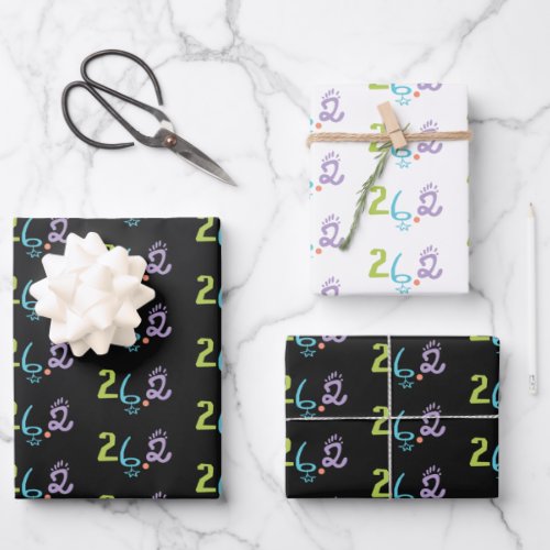 Eclectic 262 Marathon Theme Wrapping Paper