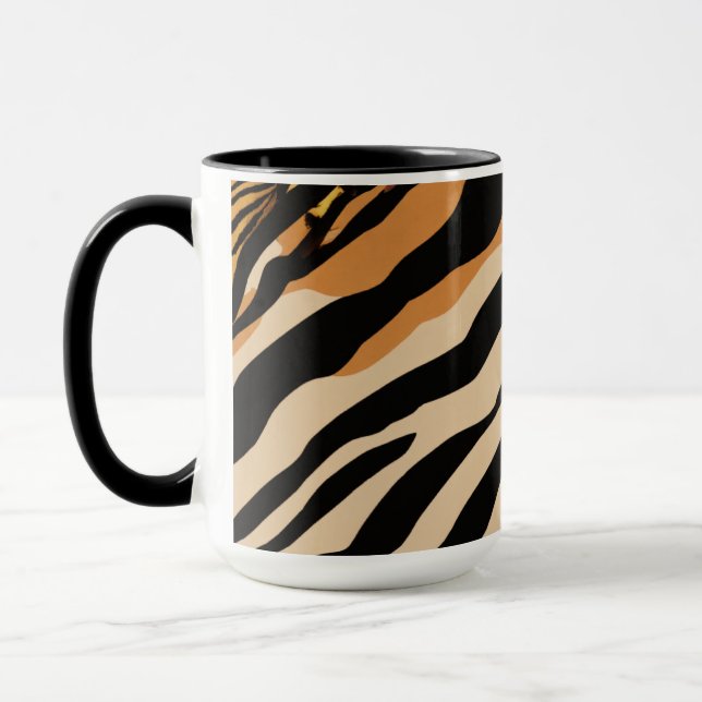 Eclectic Animal Prints 15 oz Combo Mug   (Left)