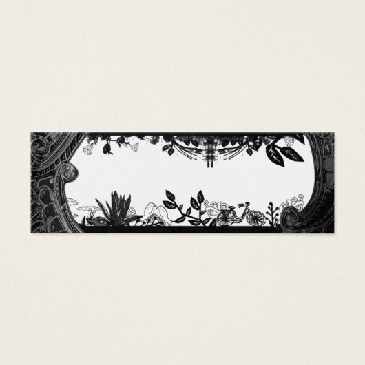 Eclectic Black + White - Skinny Card (Front)