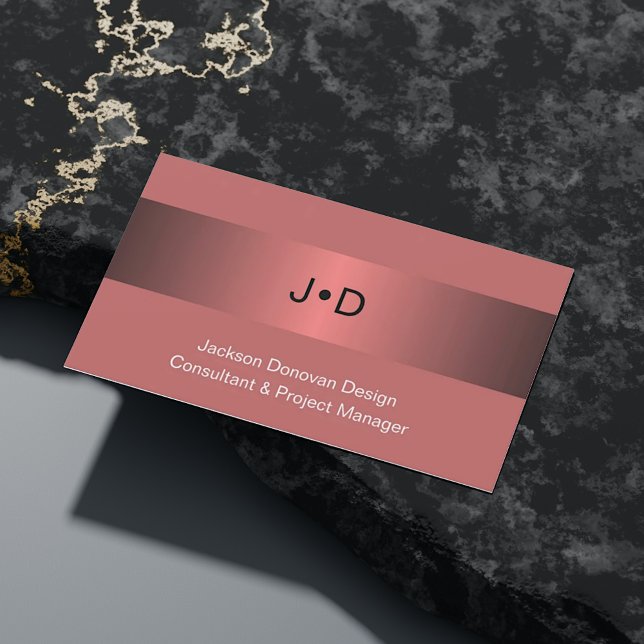 Eclectic Black Wine Red Luxury Metallic Art Look Business Card (Creator Uploaded)