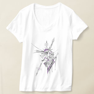 Eclectic Colorful Abstract Tribal Tattoo Art T-Shirt