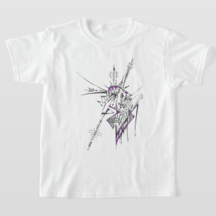 Eclectic Colorful Abstract Tribal Tattoo Art T-Shirt