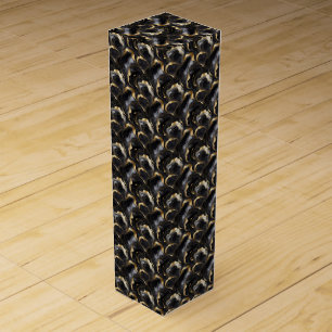 Eclectic Decorative Marbleized Wine Box