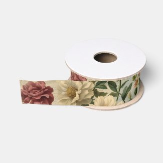 Eclectic Flowers Old Writing Paper