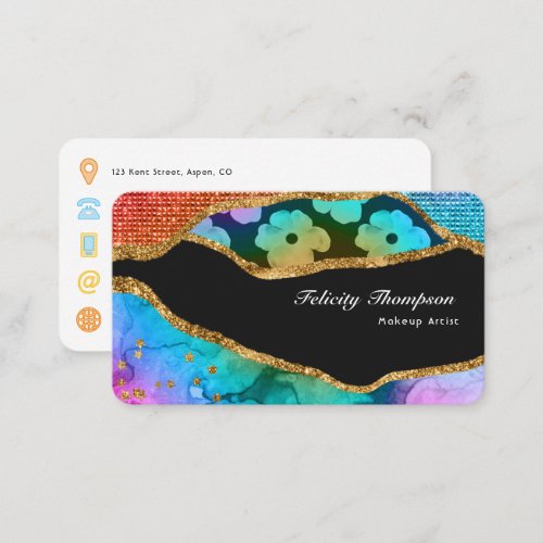 Eclectic Glitter Business Card