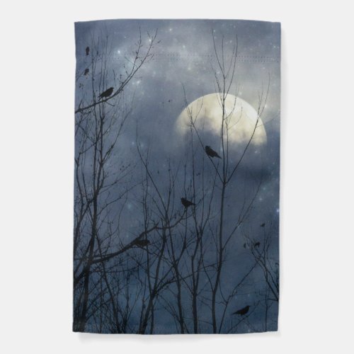 Eclectic Moon Garden Flag