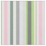 Eclectic Retro Rainbow Vertical Stripes Fabric
