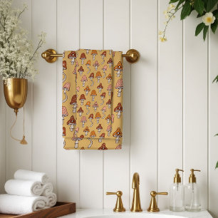 Eclectic Retro Towel Warm Tones & Soft Hues