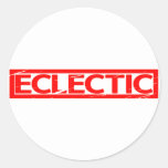 Eclectic Stamp Classic Round Sticker